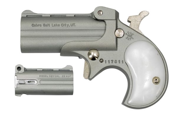 22LR/25 Auto Derringer with Pearl Grips