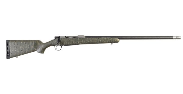 Ridgeline 300 Win Mag Bolt-Action Rifle with Green, Black and Tan Stock