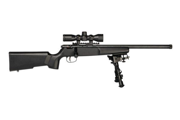 Rascal Target XP 22LR Bolt Action Rimfire Rifle with Scope and Bi-Pod