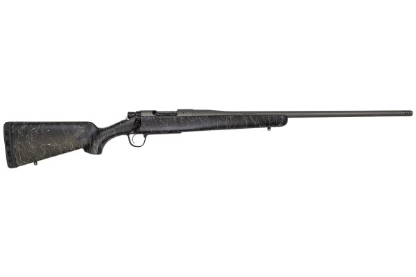 Mesa 6.5 PRC Bolt Action Rifle with Black Stock with Gray Webbing