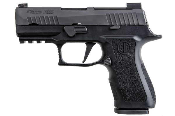 P320 X-Compact 9mm 15-Round Pistol w/ Black Nitron Slide (Romeo1 Pro Compatible)