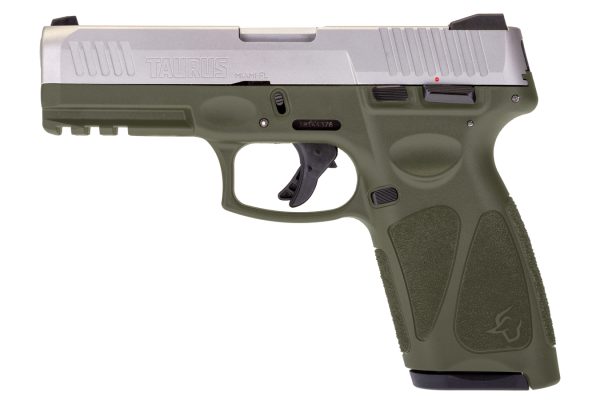 G3 9mm Pistol with Stainless Slide and OD Green Frame
