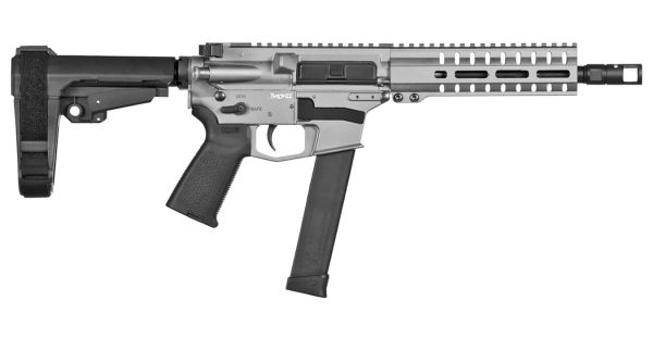 Banshee 300 Mk10 10mm AR Pistol with Titanium Cerakote Finish and CMMG RipBrace