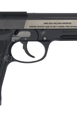 92 A1 9mm Pistol with Checkered Black Polymer Grip