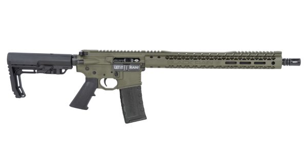 5.56mm Billet AR-15 Rifle with OD Green Finish