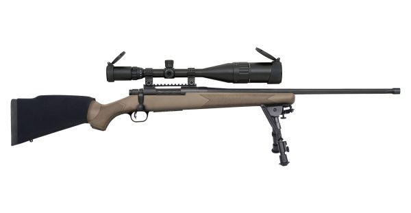 Patriot Night Train 6.5 Creedmoor Bolt-Action Rifle with FDE Stock and 6-24x50mm Riflescope