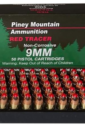 Piney Ammunition Red Tracer 9mm