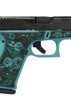 Glock 43x Custom "Tiffany & Paisley" 9mm Luger