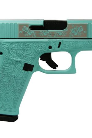 Glock G43x Custom "Tiffany Glock & Roses" 9mm