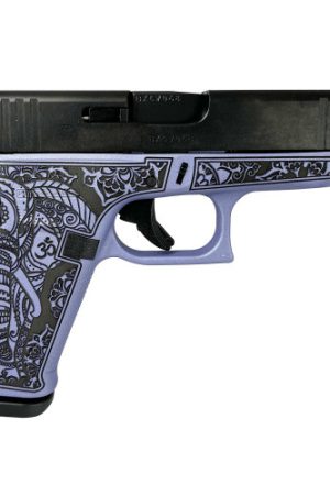 Glock G48 "Crushed Orchid Elephant Engraved" 9mm