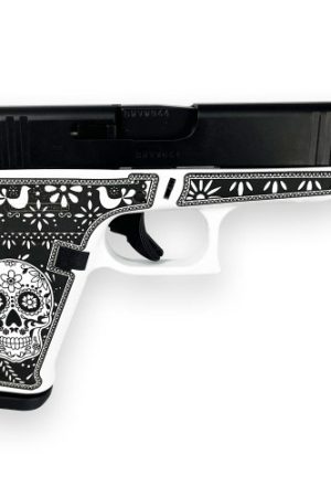 Glock 48 Gen 5 "Sugar Skull White & Black" 9mm