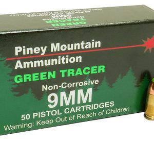 Piney Mountain Green Tracer 9mm